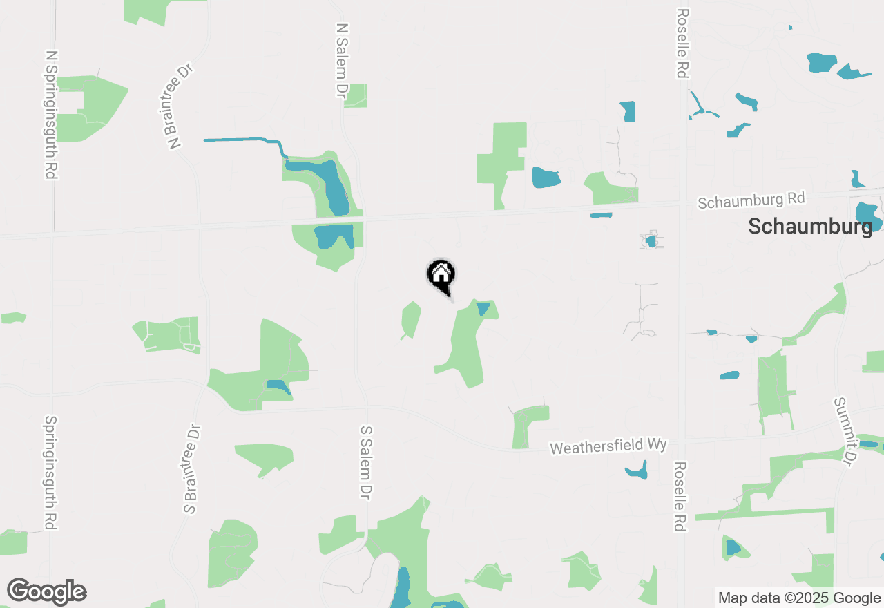 Map of 206 Samoset Lane, Schaumburg, IL 60193