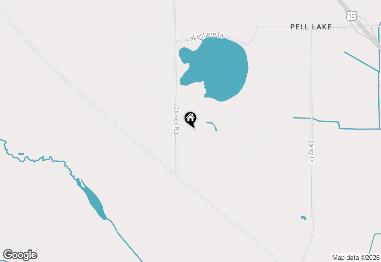 Map of N1196 Birch Dr, Genoa City, WI 53128