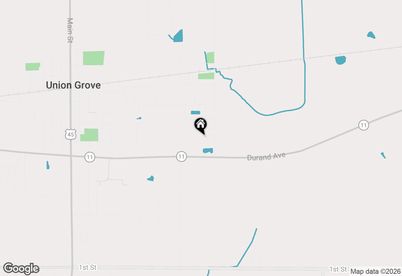 Map of 1472 Groves Ln #2, Union Grove, WI 53182