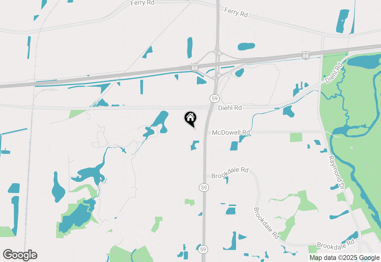 Map of 5S070 Pebblewood Lane #G-7, Naperville, IL 60563