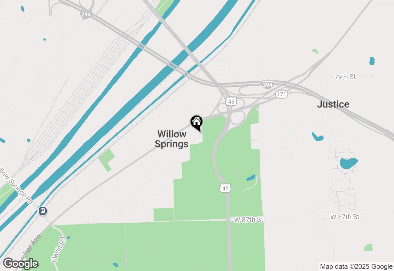 Map of 100 Willow Lane #B220, Willow Springs, IL 60480