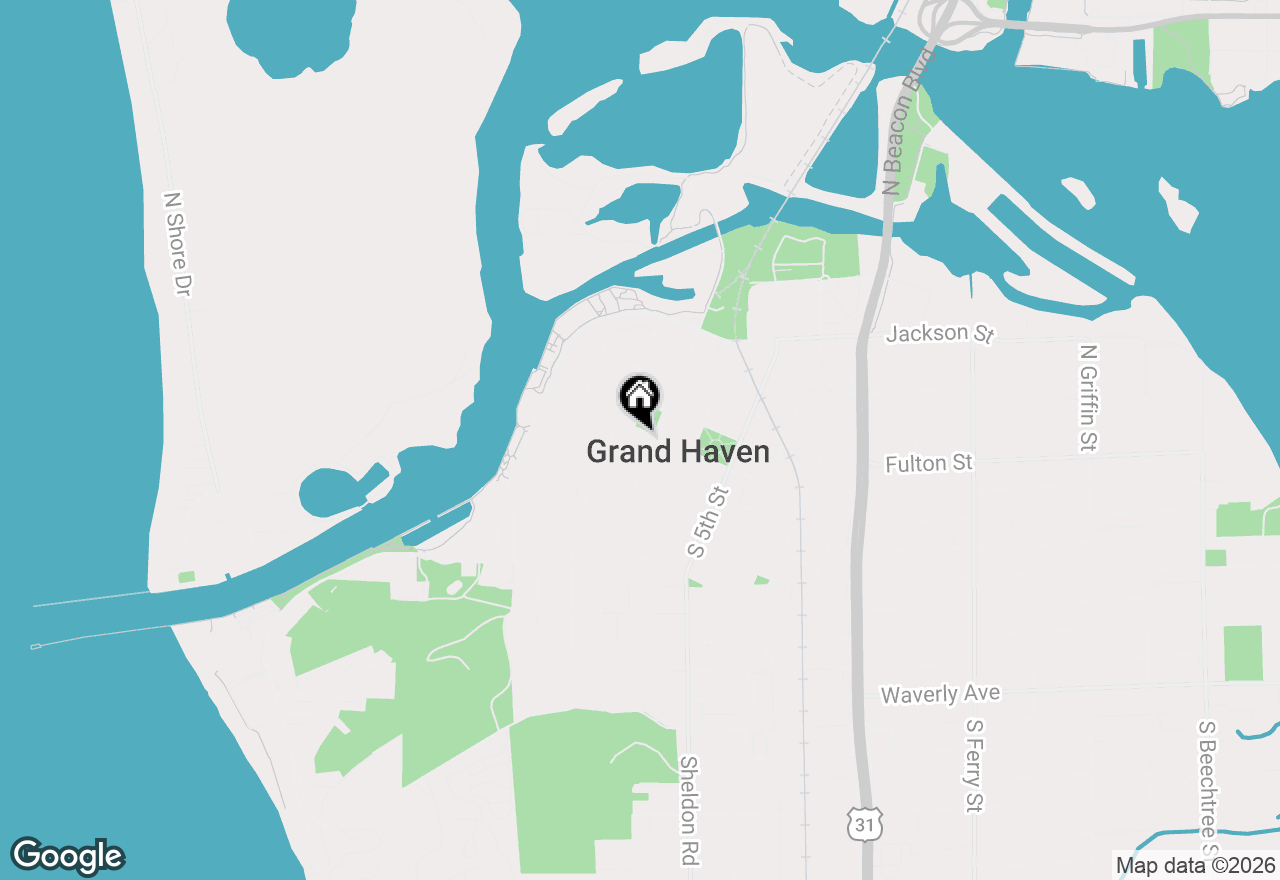 Map of 224 Washington Avenue, Grand Haven, MI 49417