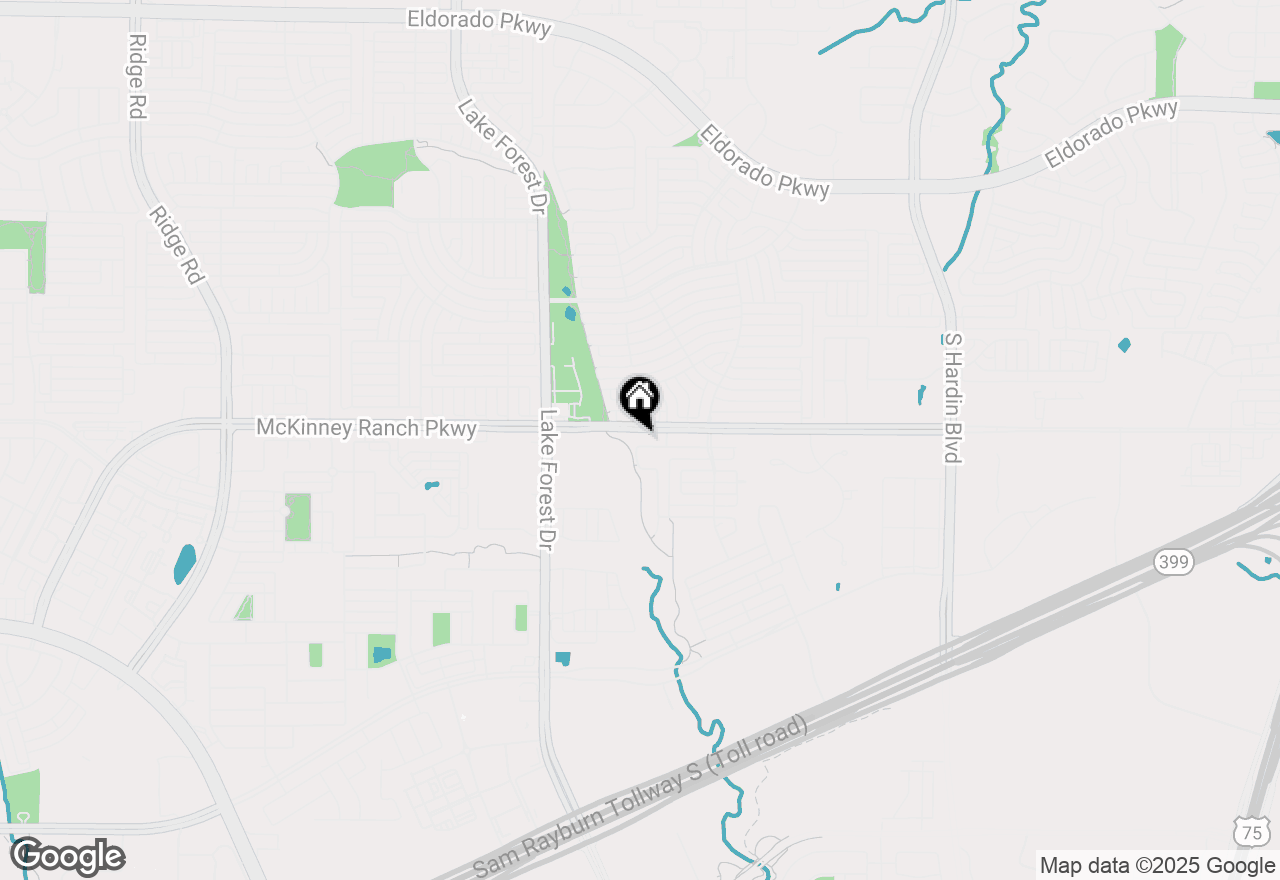 Map of 4720 Whitehall Court, Mckinney, TX 75070