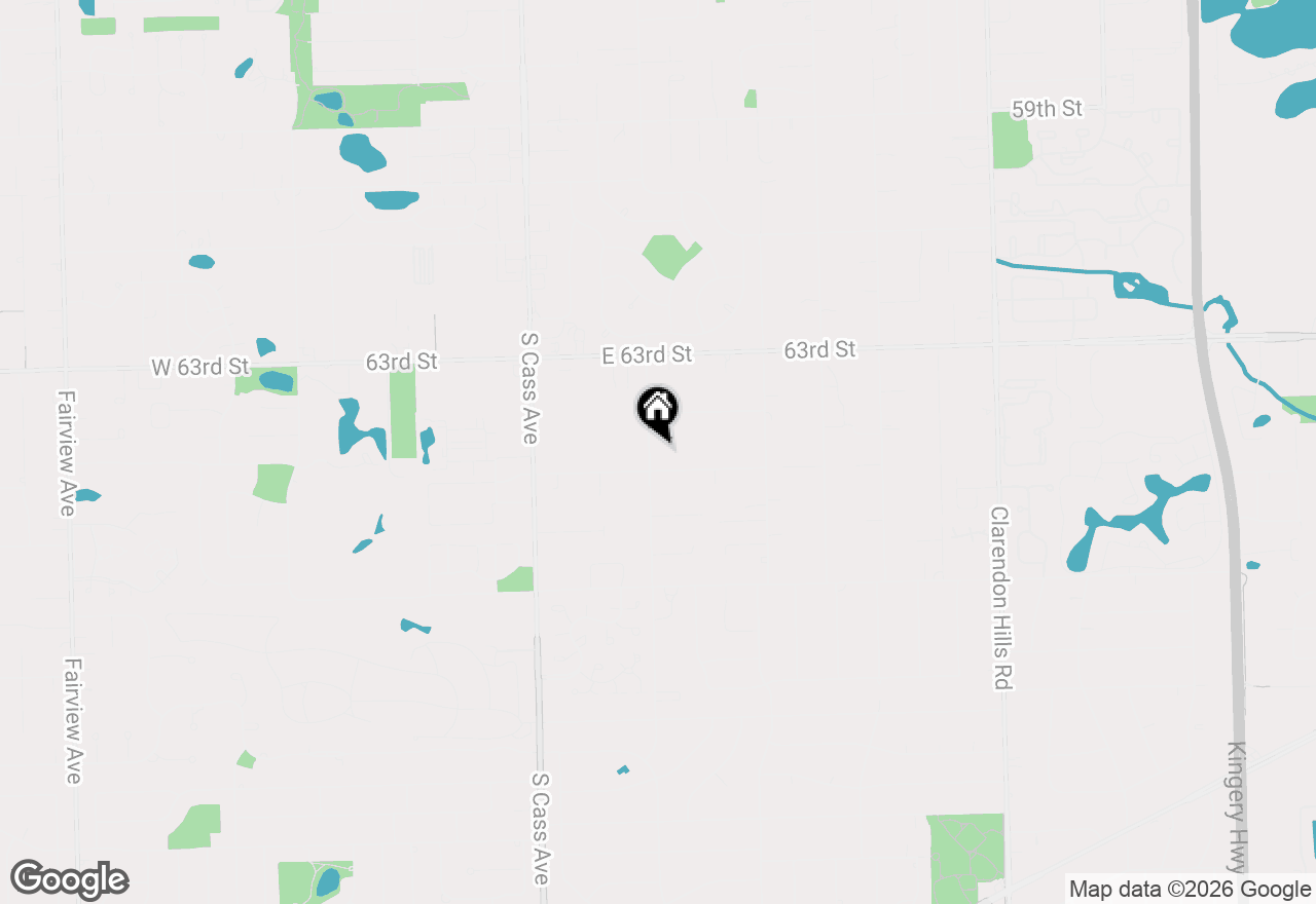 Map of 1351 S Ridge Road, Willowbrook, IL 60527