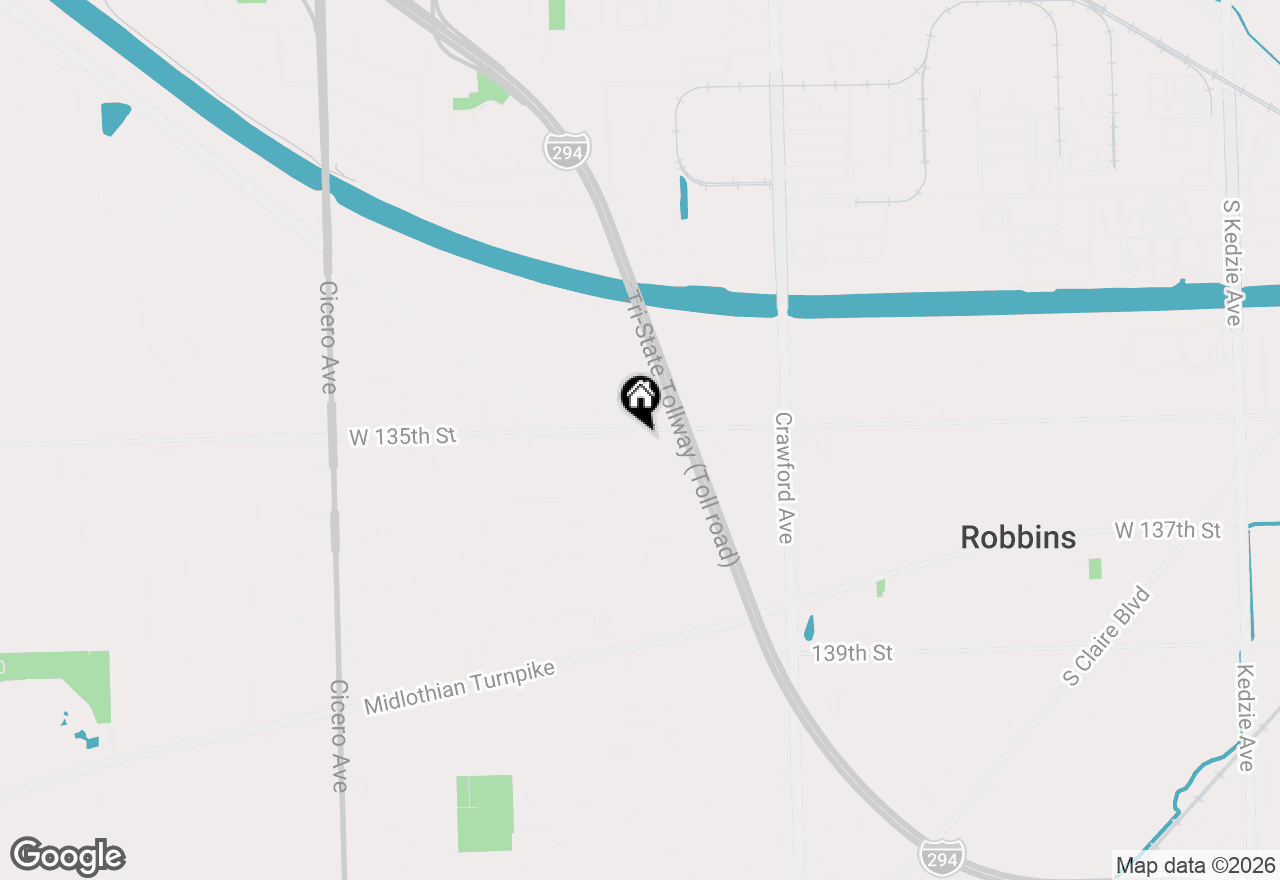Map of 4211 W 135th Street, Crestwood, IL 60418