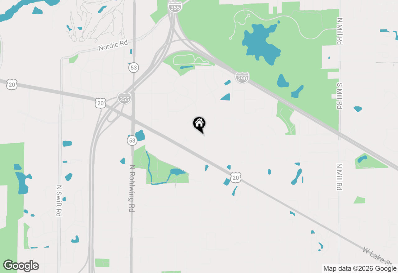 Map of 1200 N Foxdale Drive #205, Addison, IL 60101
