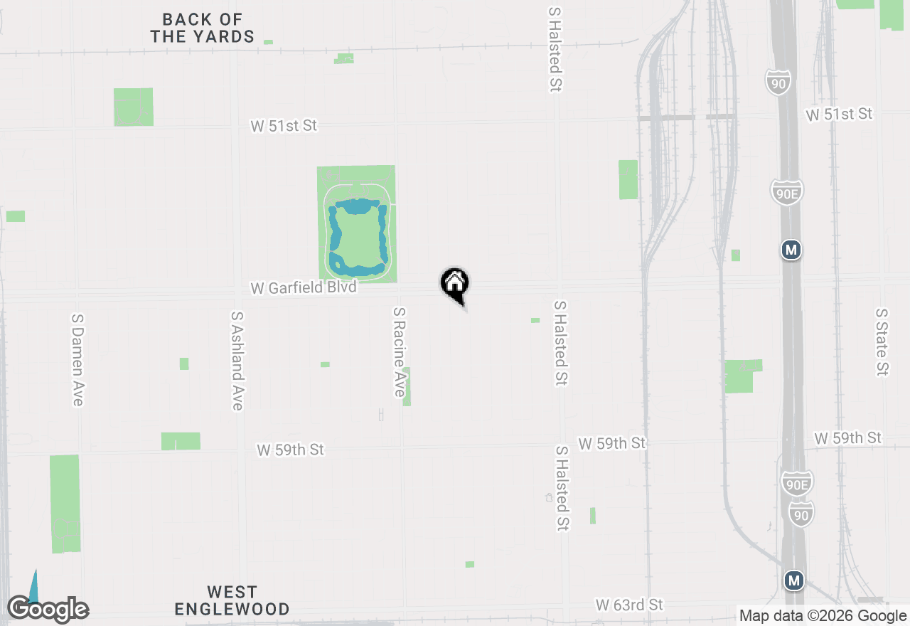 Map of 5530 S Carpenter Street, Chicago, IL 60621