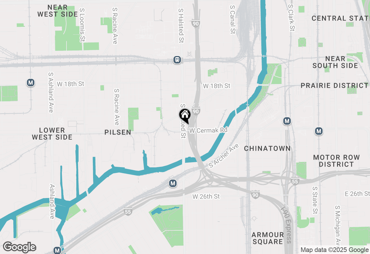 Map of 2141 S Halsted Street, Chicago, IL 60608