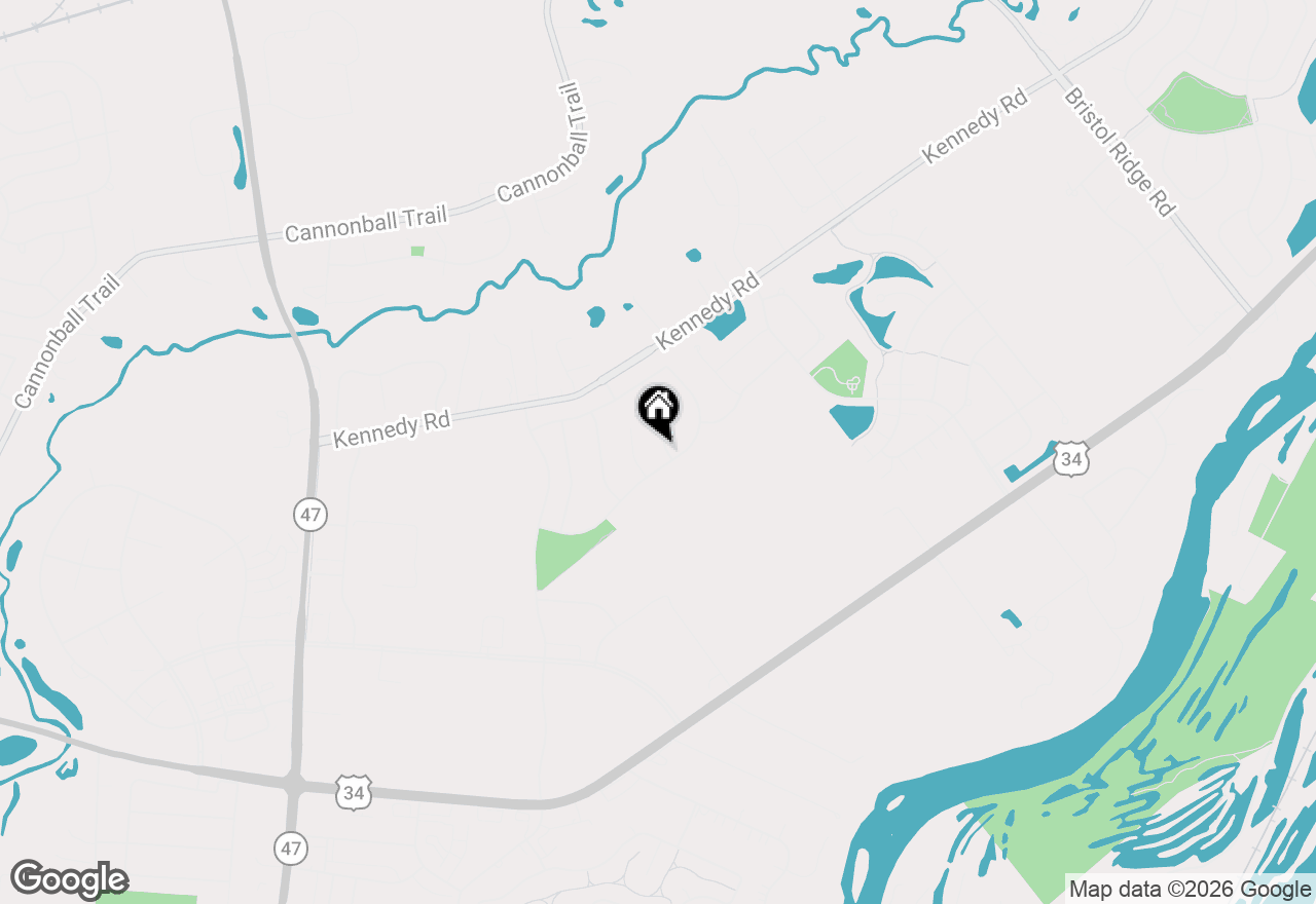 Map of 1957 Switchgrass Lane, Yorkville, IL 60560
