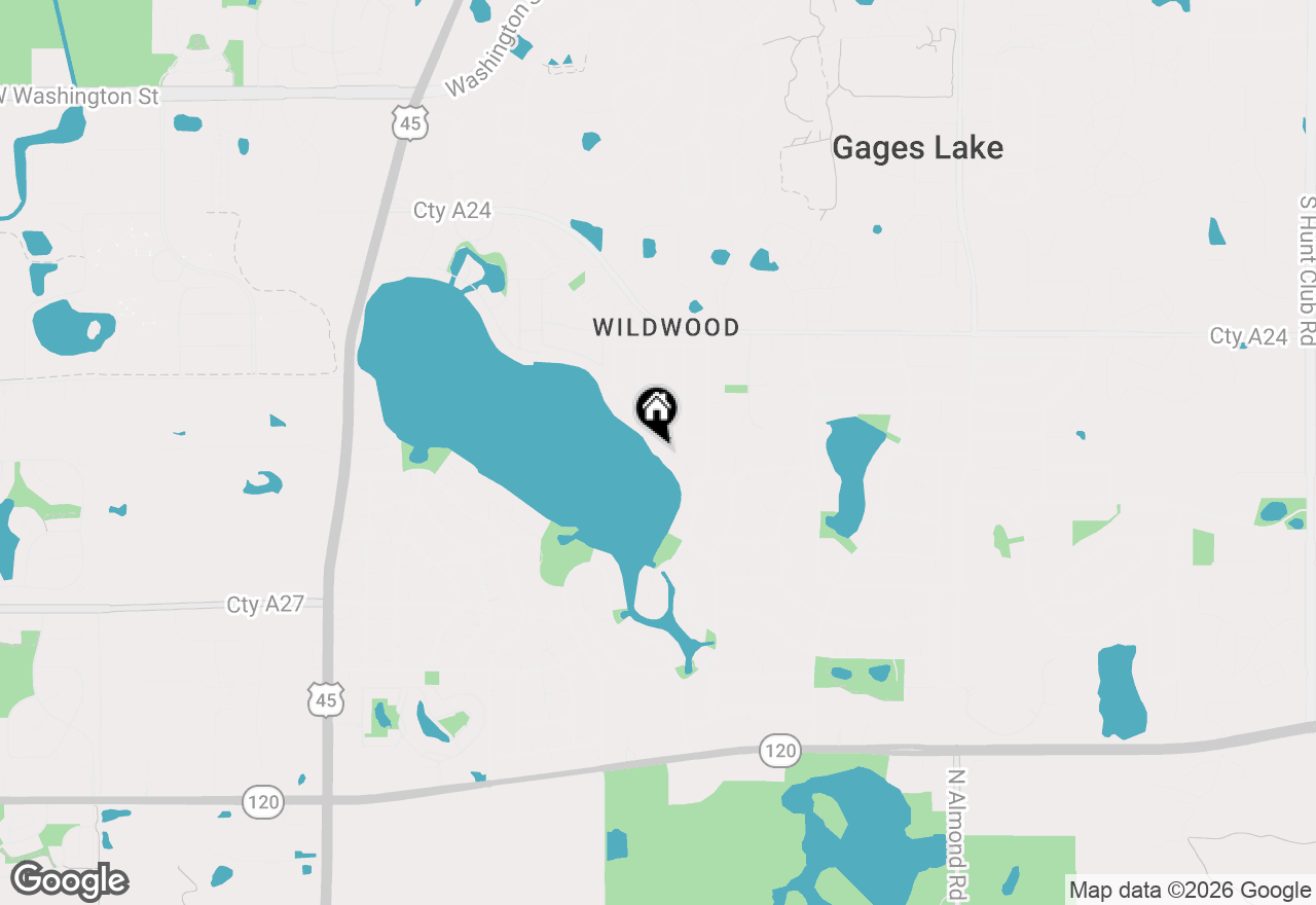 Map of 33498 N Lake Shore Drive, Grayslake, IL 60030