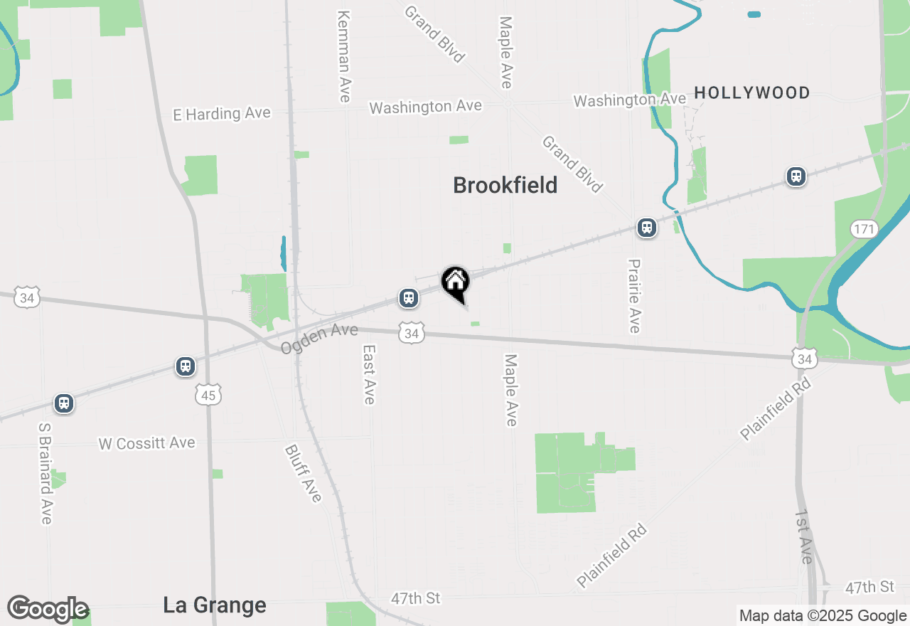 Map of 4003 Raymond Avenue, Brookfield, IL 60513