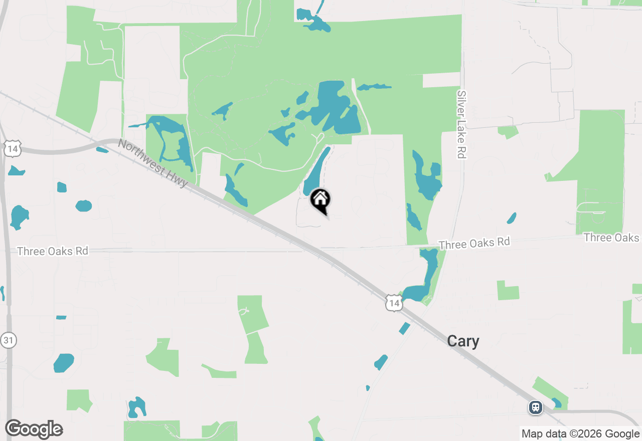 Map of 1150 Amber Drive, Cary, IL 60013