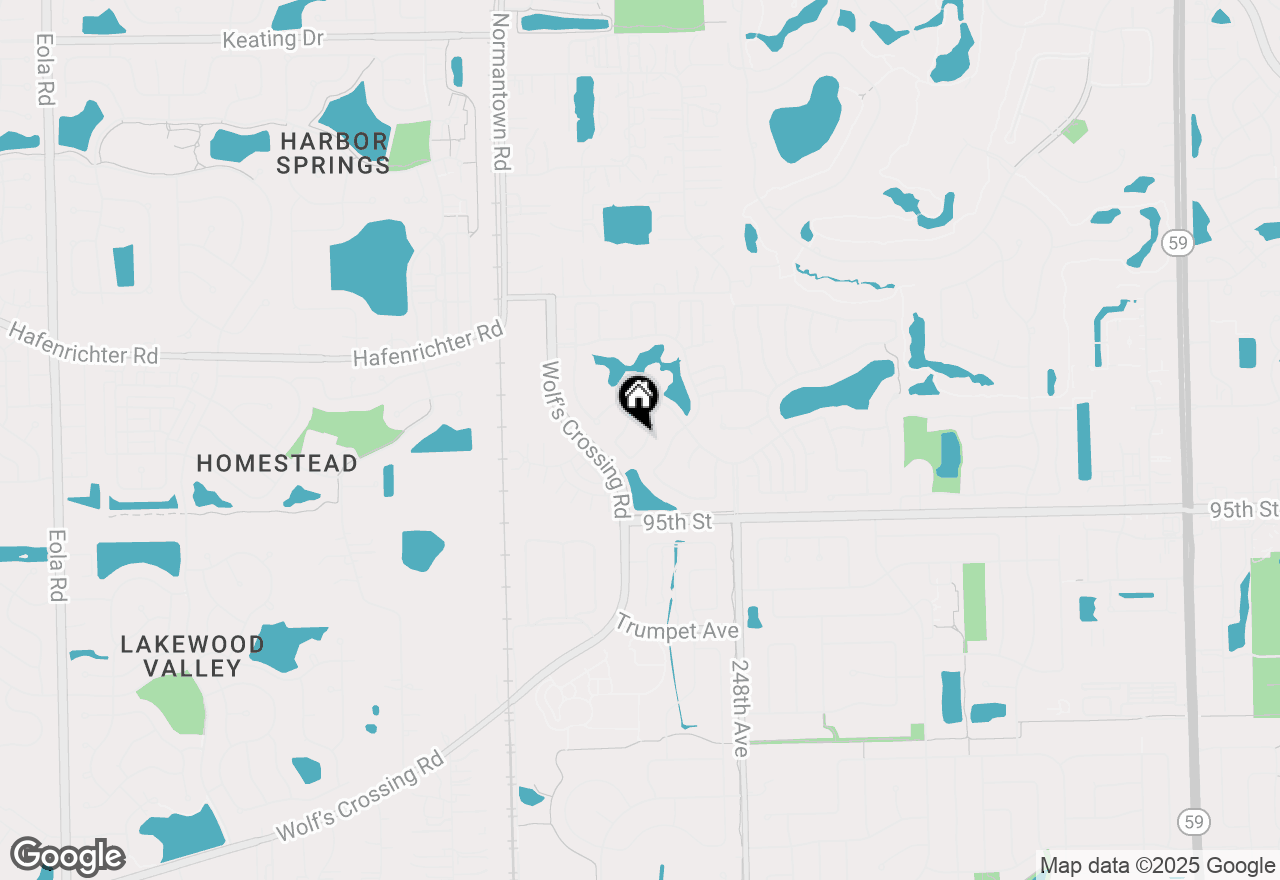 Map of (Address confidential), Naperville, Illinois 60564
