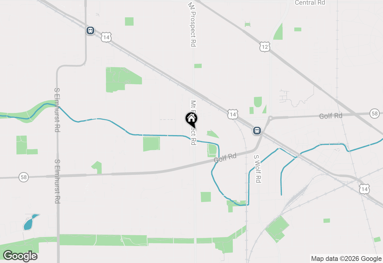 Map of 43 Inner Circle Drive, Des Plaines, IL 60016