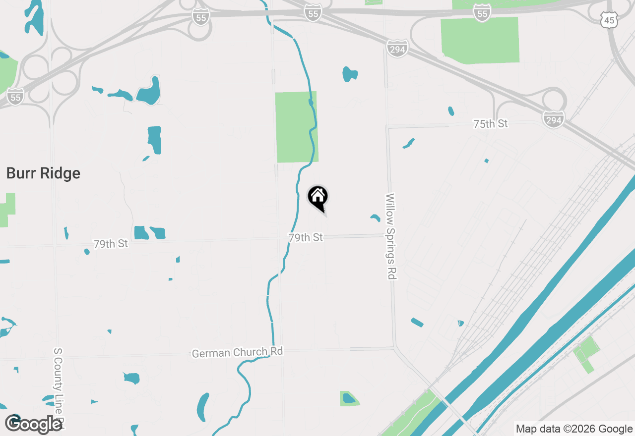 Map of 128 Fairway Drive, La Grange, IL 60525
