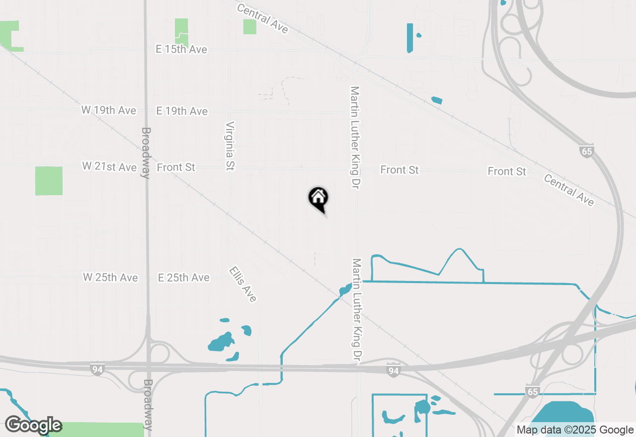 Map of 2267 Tennessee Street, Gary, IN 46407