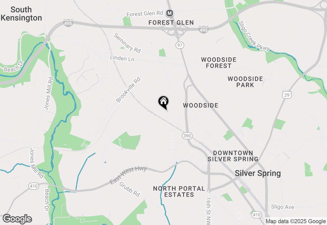 Map of 2007 Grace Church Road, Silver Spring, MD 20910