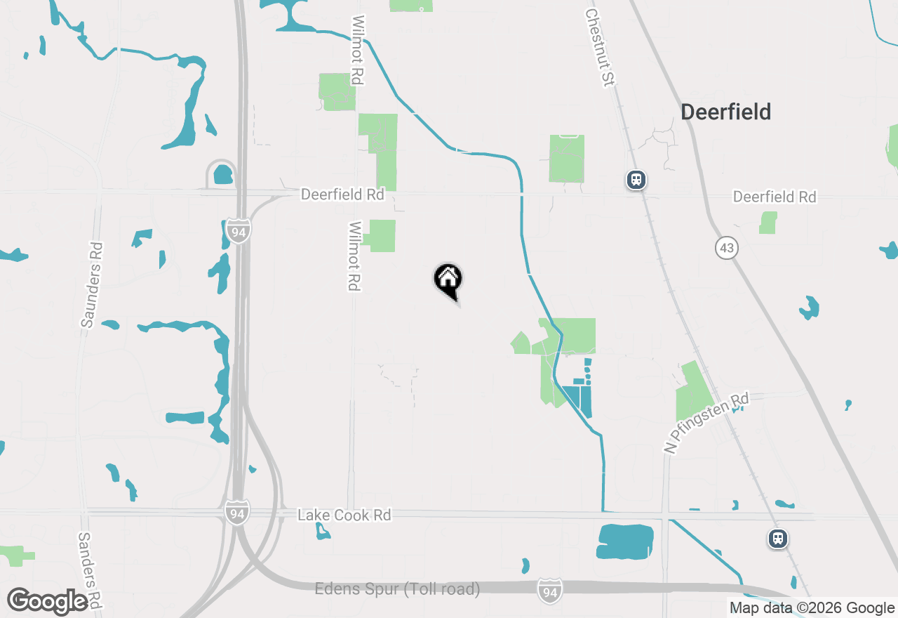 Map of 1327 Central Avenue, Deerfield, IL 60015