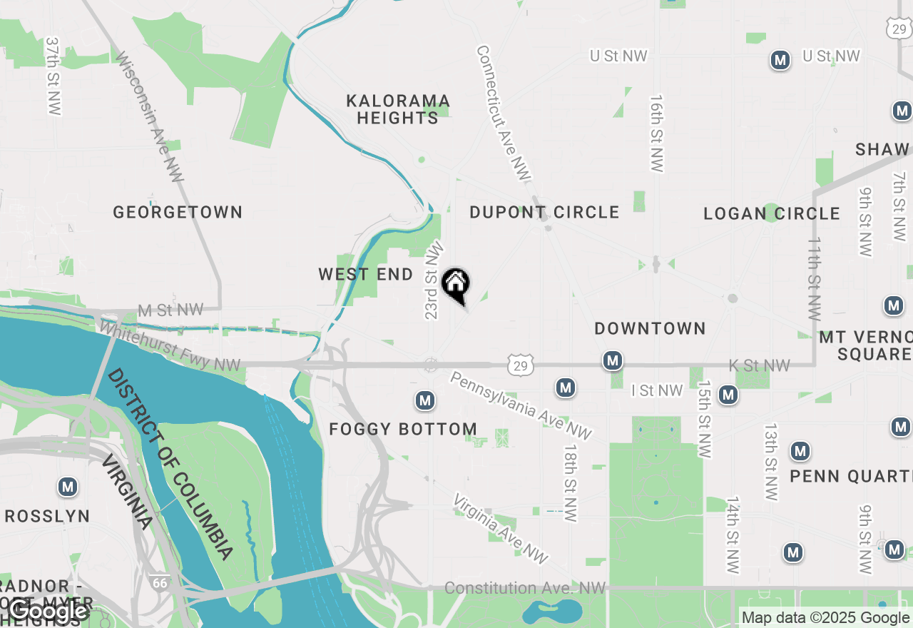 Map of 1177 22nd Street Nw #2B, Washington, DC 20037