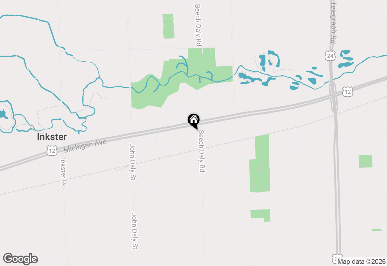 Map of 25911 Michigan Avenue #103, Inkster, MI 48141