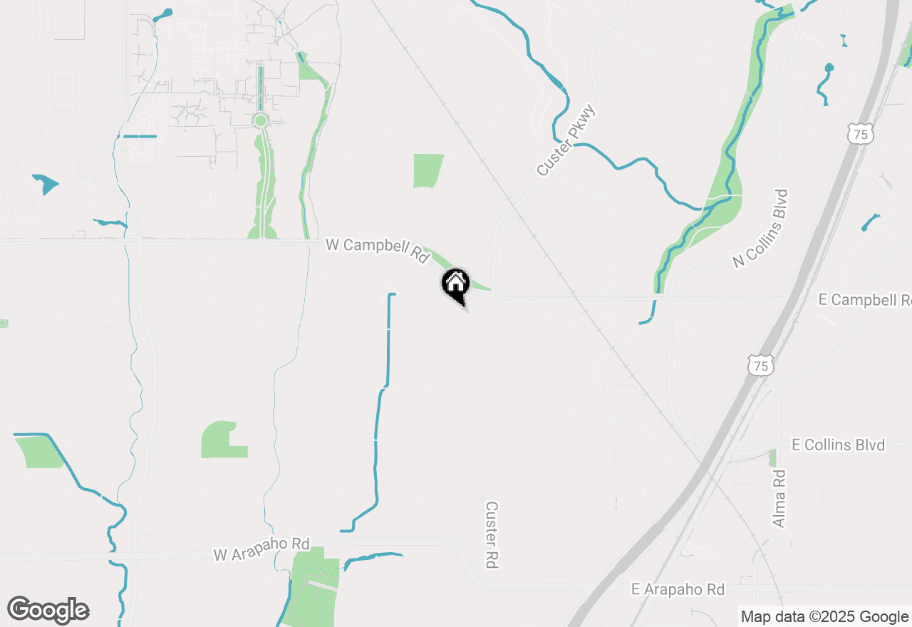 Map of 1905 Provincetown Lane, Richardson, TX 75080