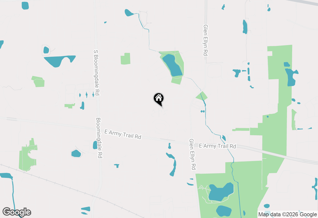 Map of 317 Lincoln Court #C, Bloomingdale, IL 60108