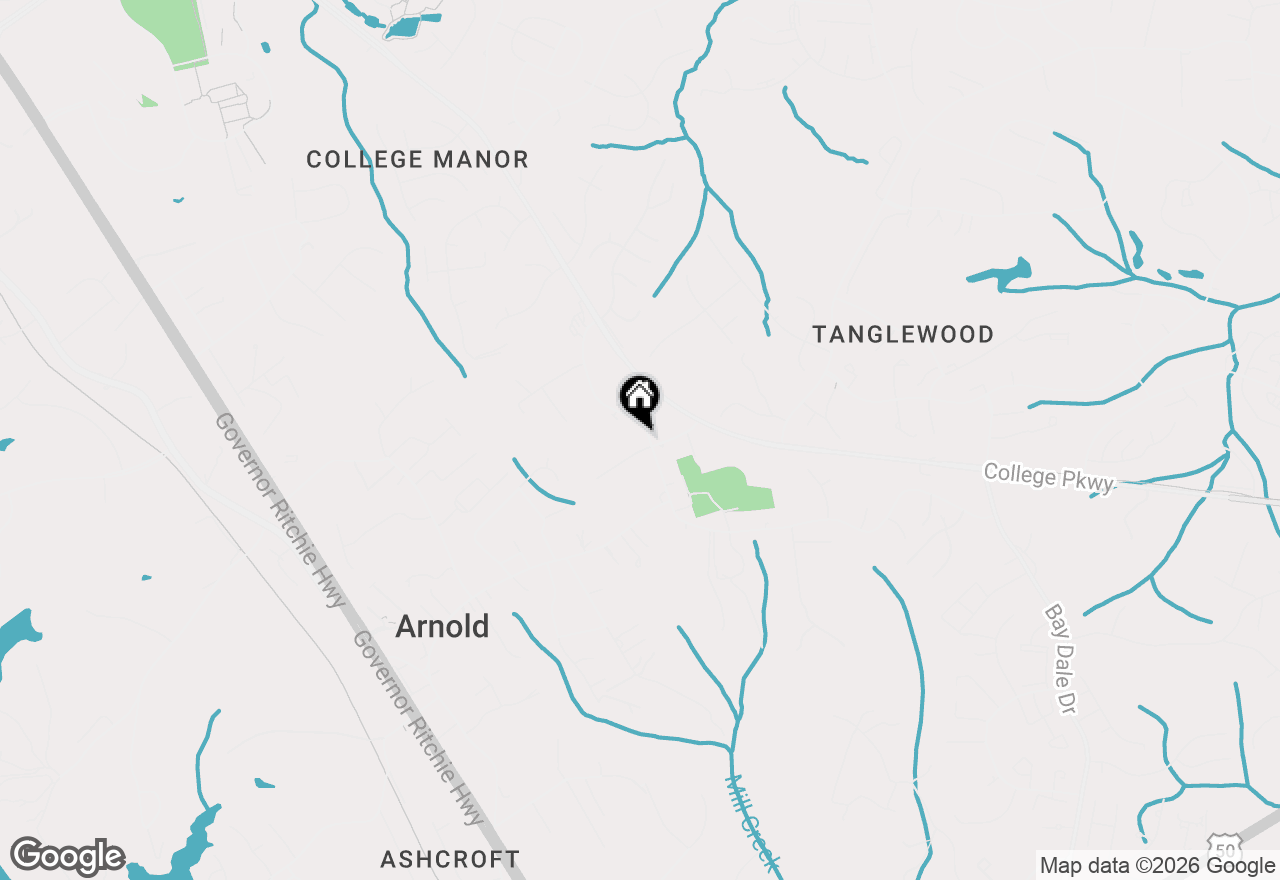 Map of 136 Collington Court, Arnold, MD 21012