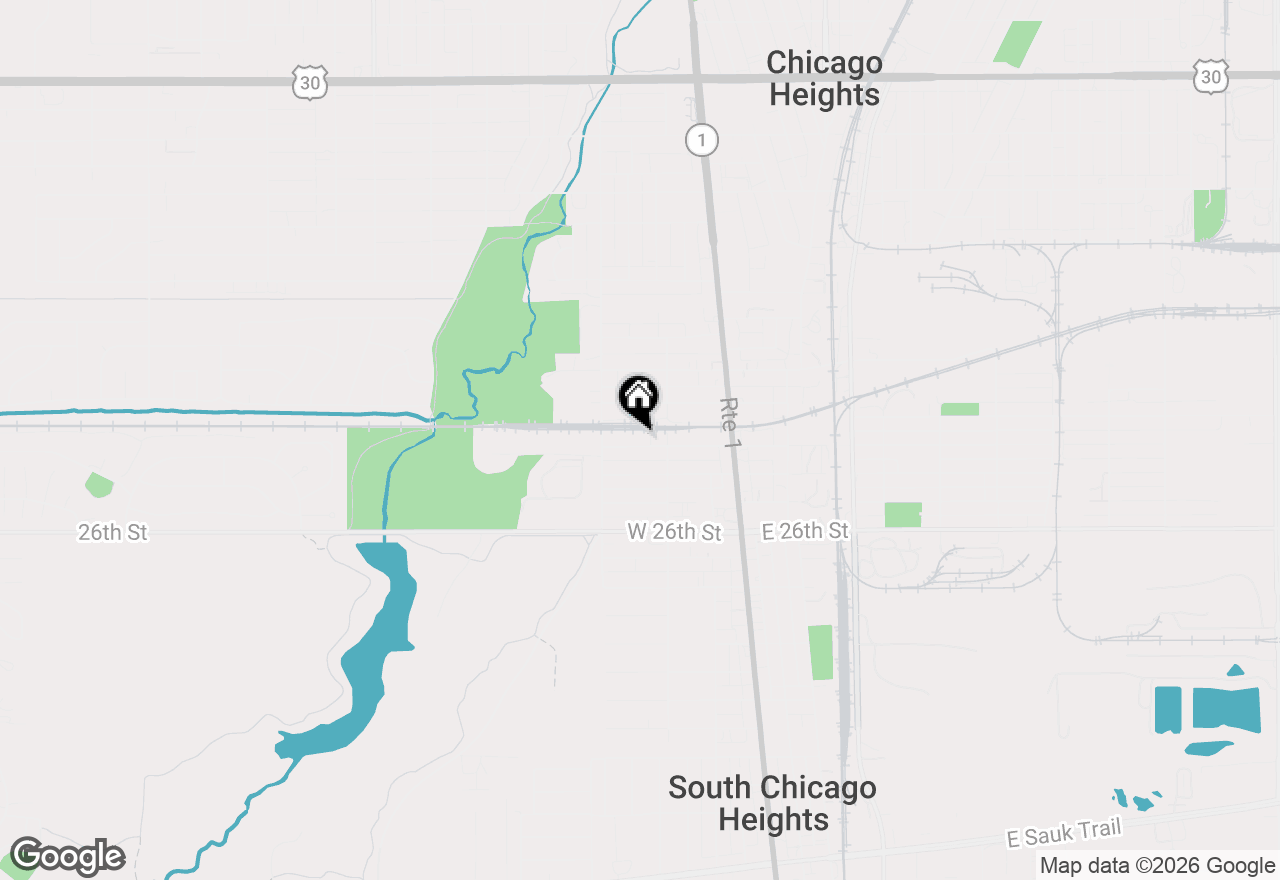Map of 75 W 23rd Street, Chicago Heights, IL 60411