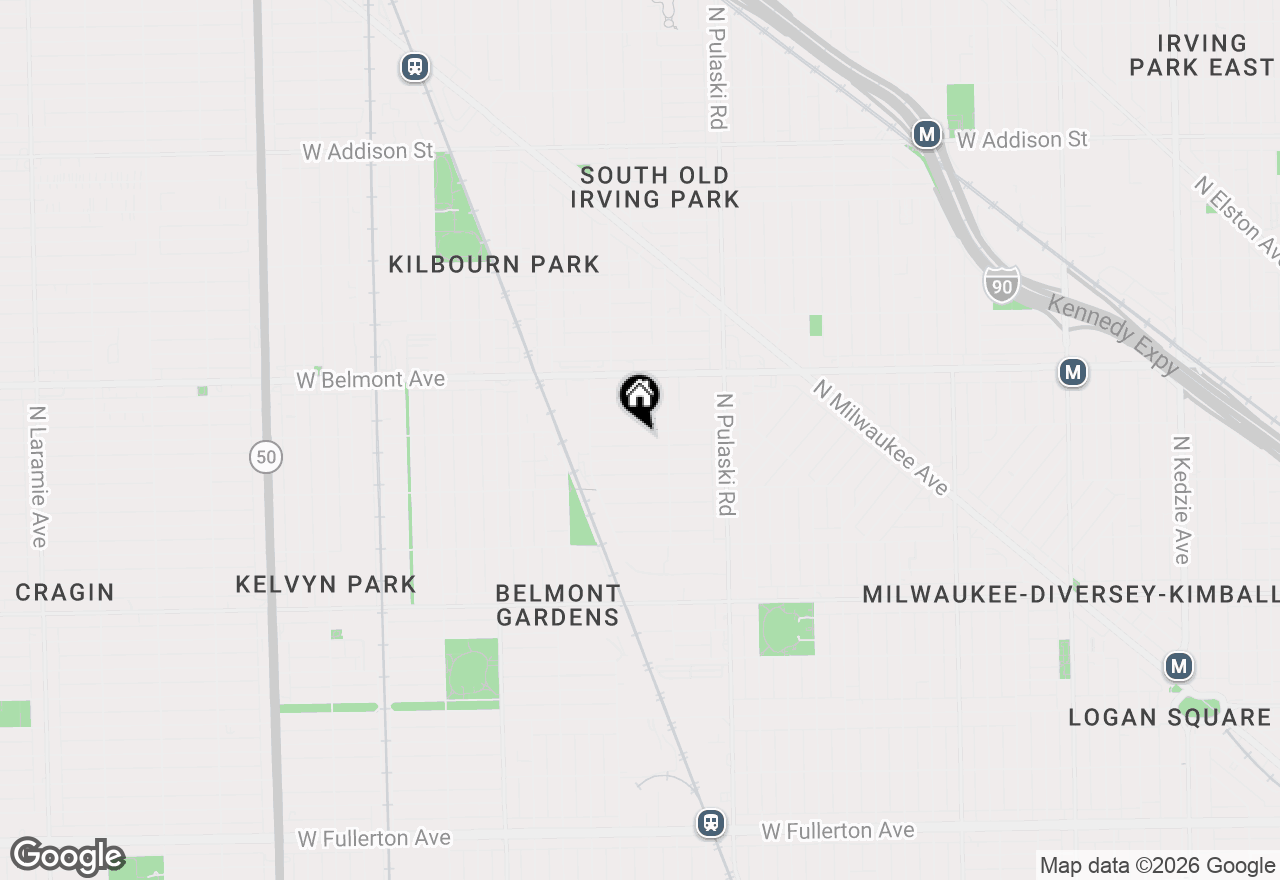 Map of 4129 W Barry Avenue #2, Chicago, IL 60641