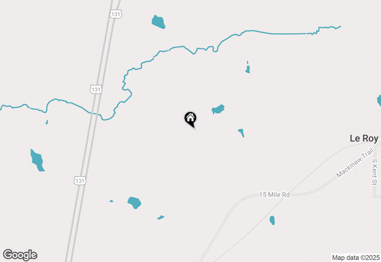 Map of 19867 Leroy Road, Leroy, MI 49655