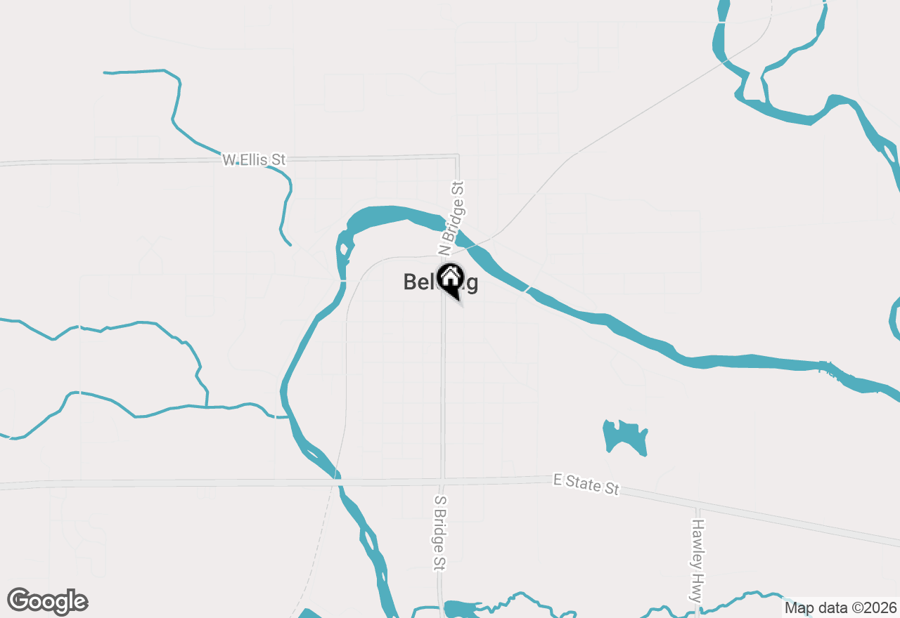 Map of 107 E Congress Street, Belding, MI 48809