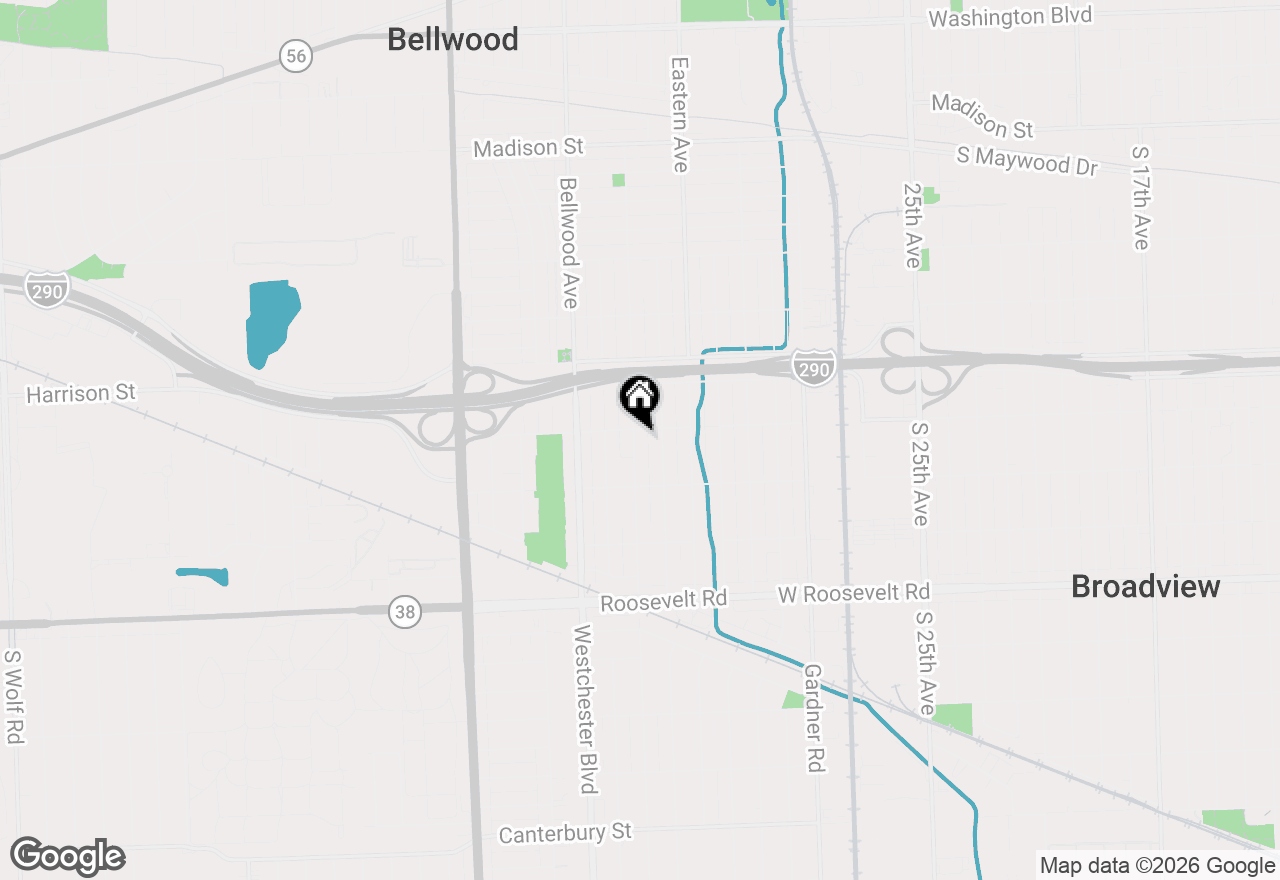 Map of 743 Newcastle Avenue, Westchester, IL 60154