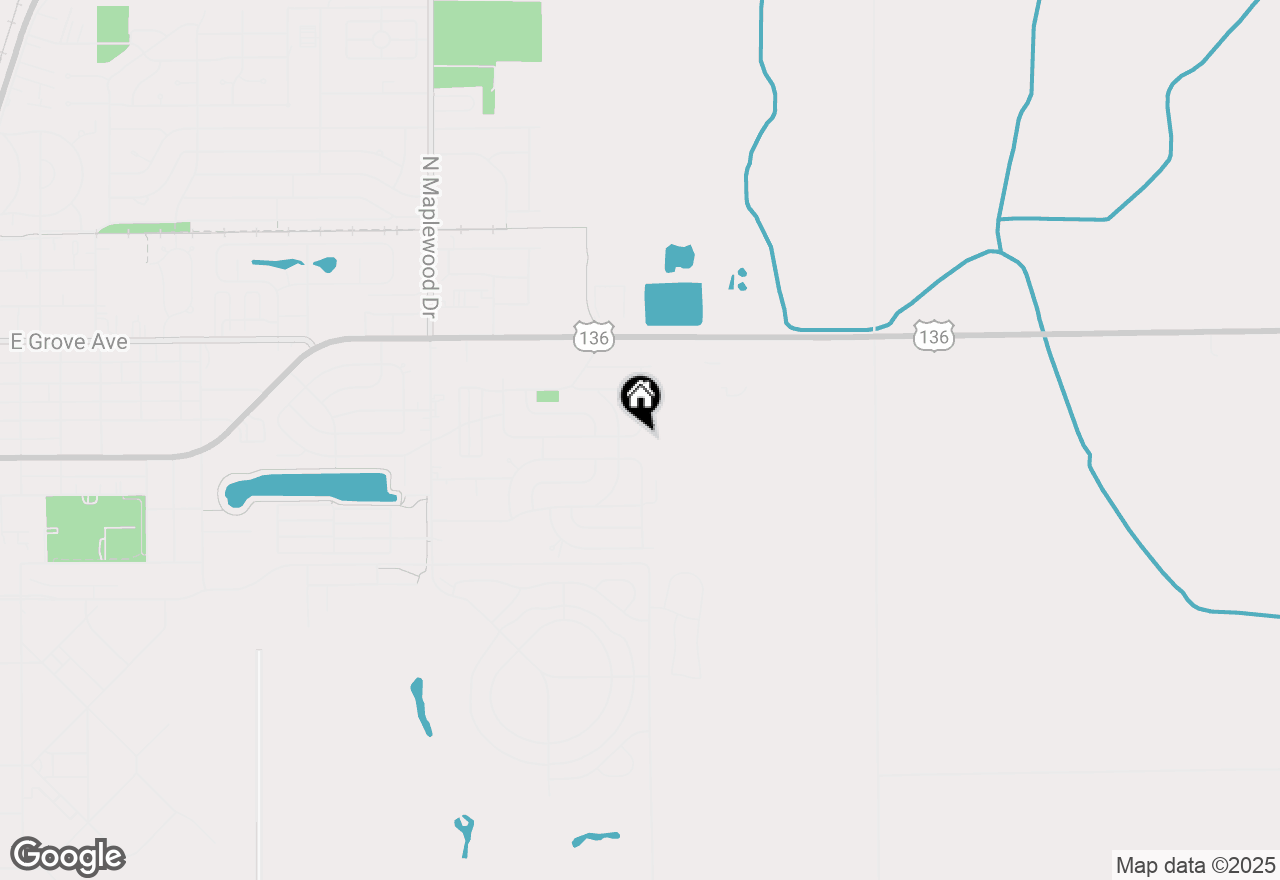 Map of 1712 Gleason Drive, Rantoul, IL 61866