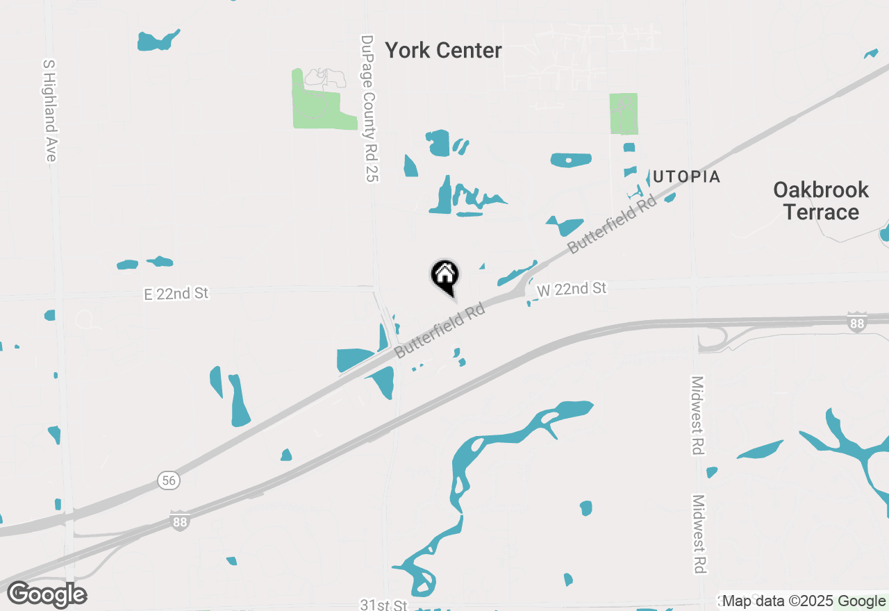 Map of 40 N Tower Road #11E, Oak Brook, IL 60523