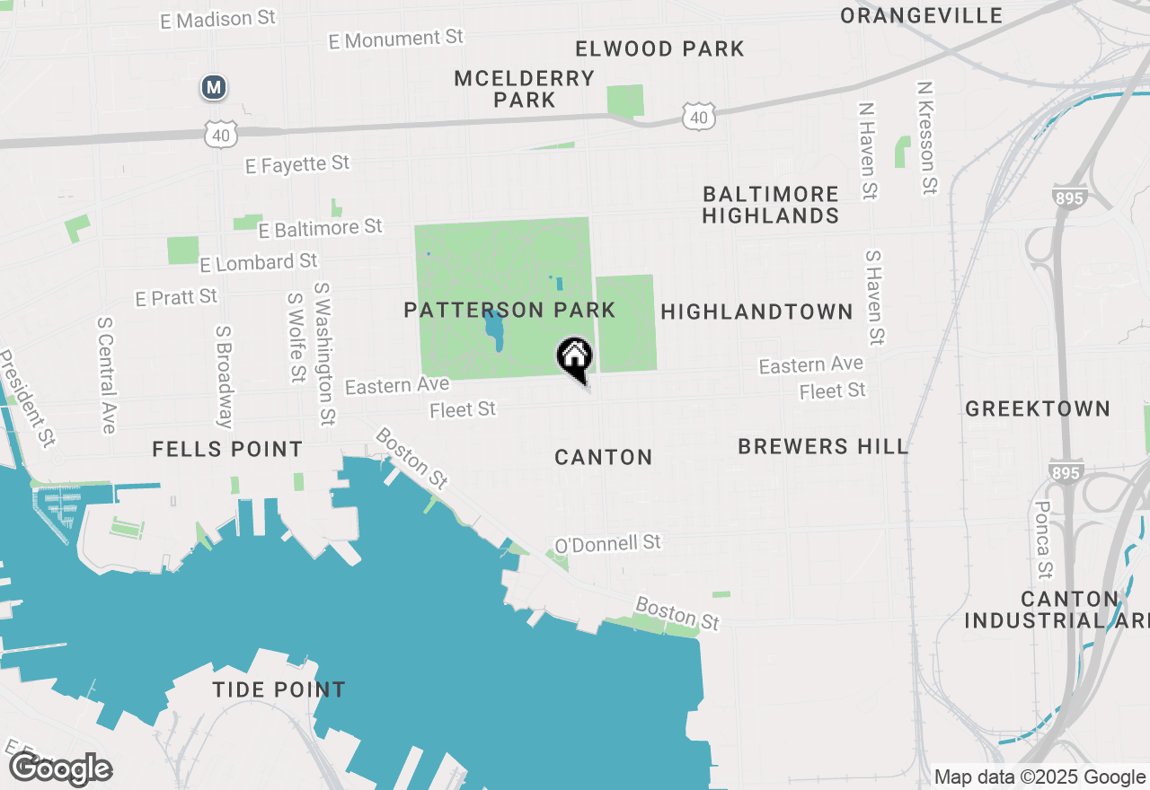 Map of 519 S Kenwood Avenue, Baltimore, MD 21224