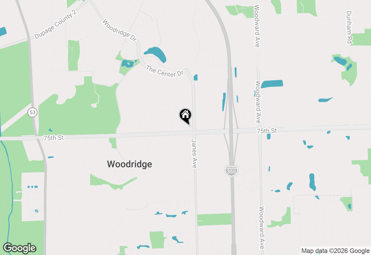 Map of 7410 Hawthorne Avenue, Woodridge, IL 60517