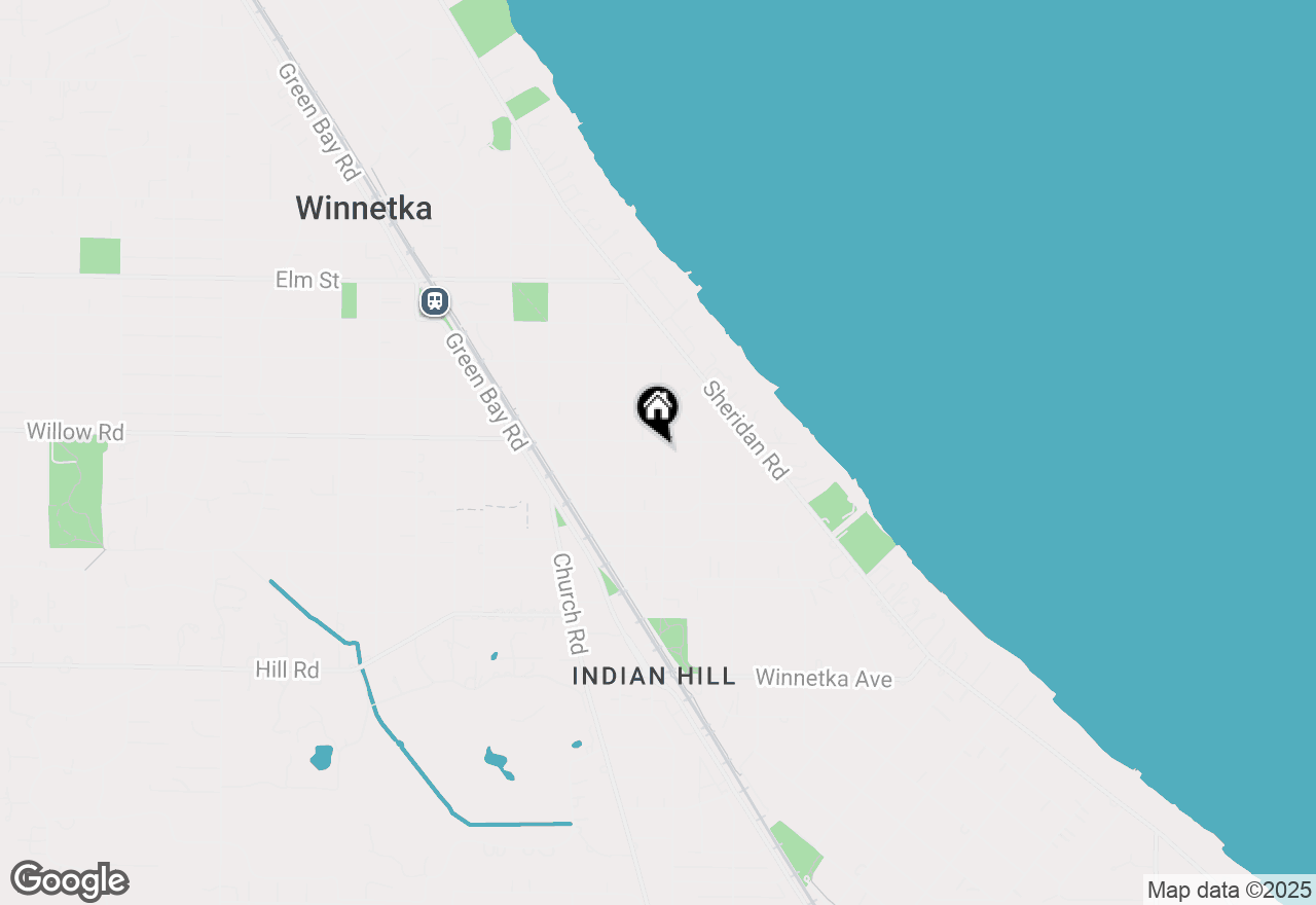 Map of 502 Willow Road, Winnetka, IL 60093