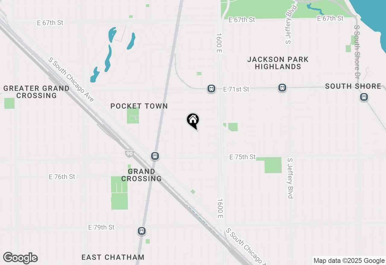 Map of 7332 S Dante Avenue, Chicago, IL 60619