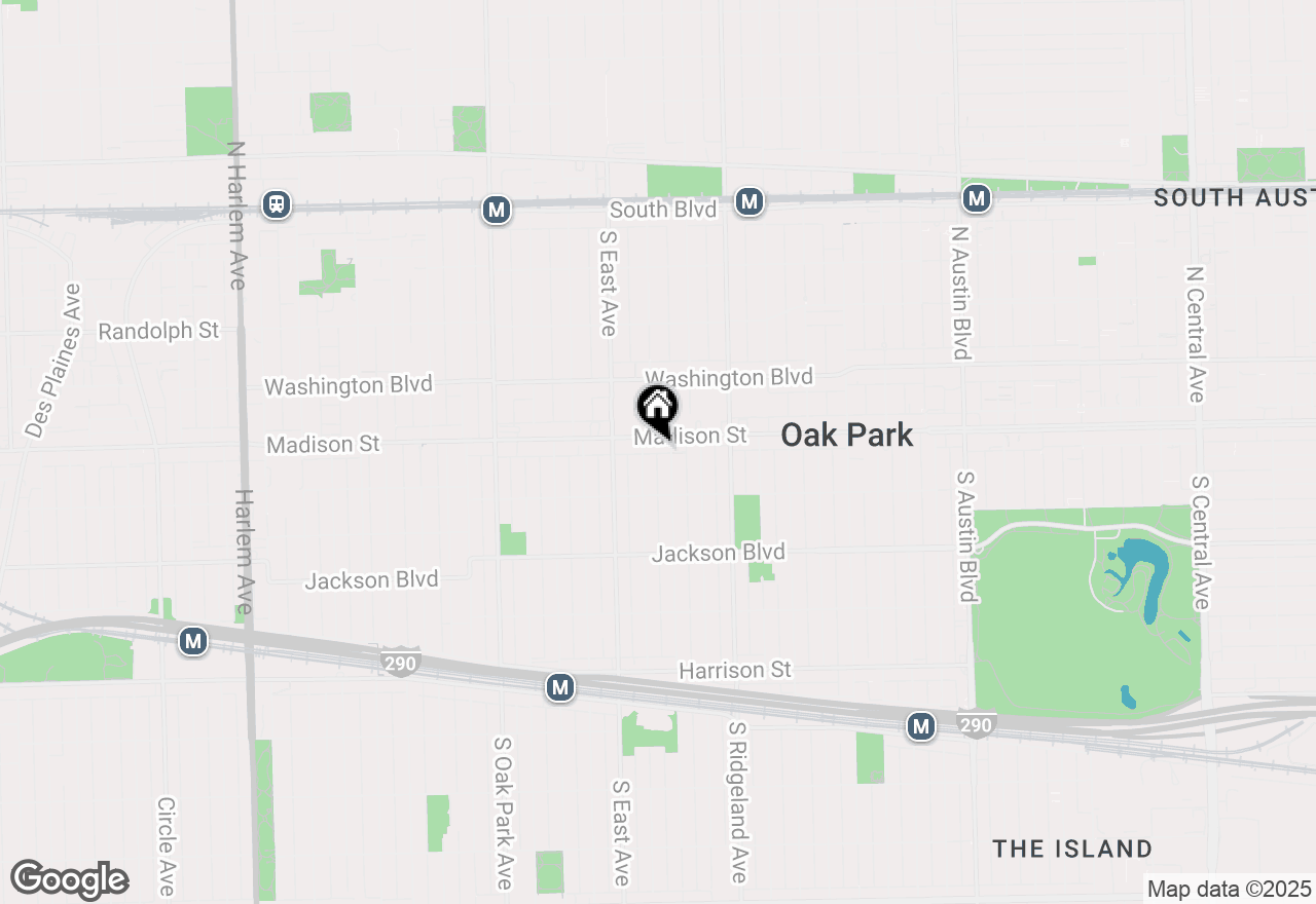 Map of 511-513 Madison Street, Oak Park, IL 60302