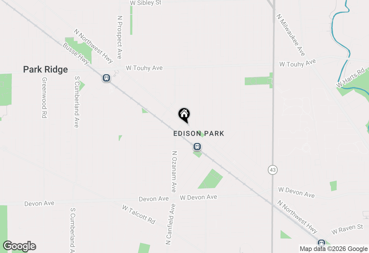 Map of (Address confidential), Chicago, Illinois 60631