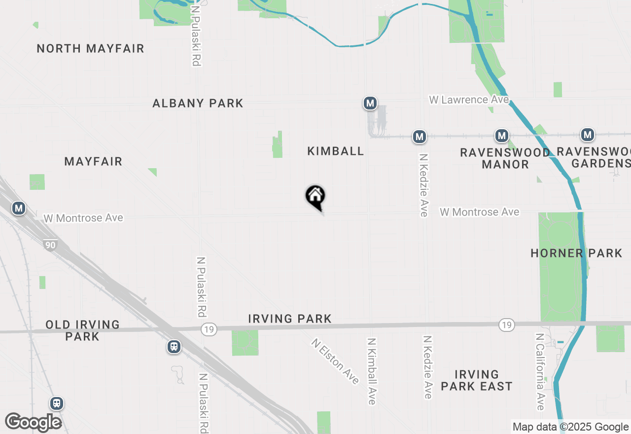 Map of 3559 W Montrose Avenue #3E, Chicago, IL 60618