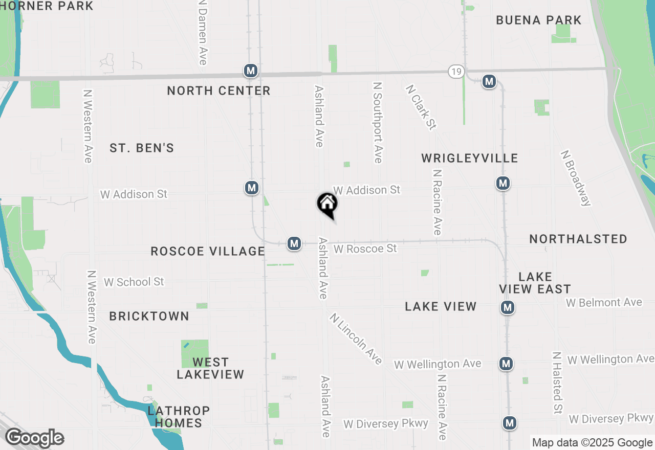 Map of 3449 N Ashland Avenue #205, Chicago, IL 60657