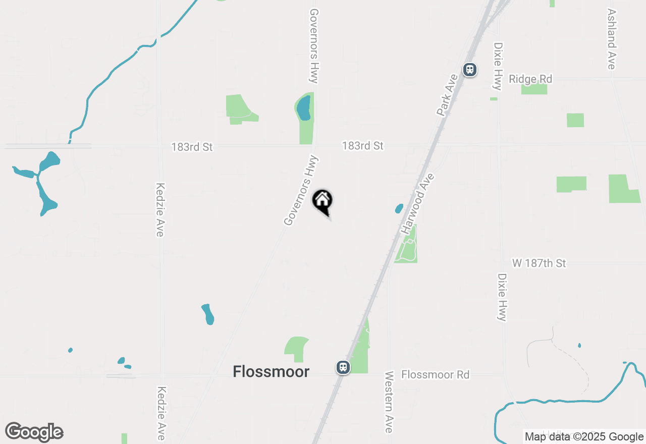 Map of 2619 Alexander Street, Homewood, IL 60430