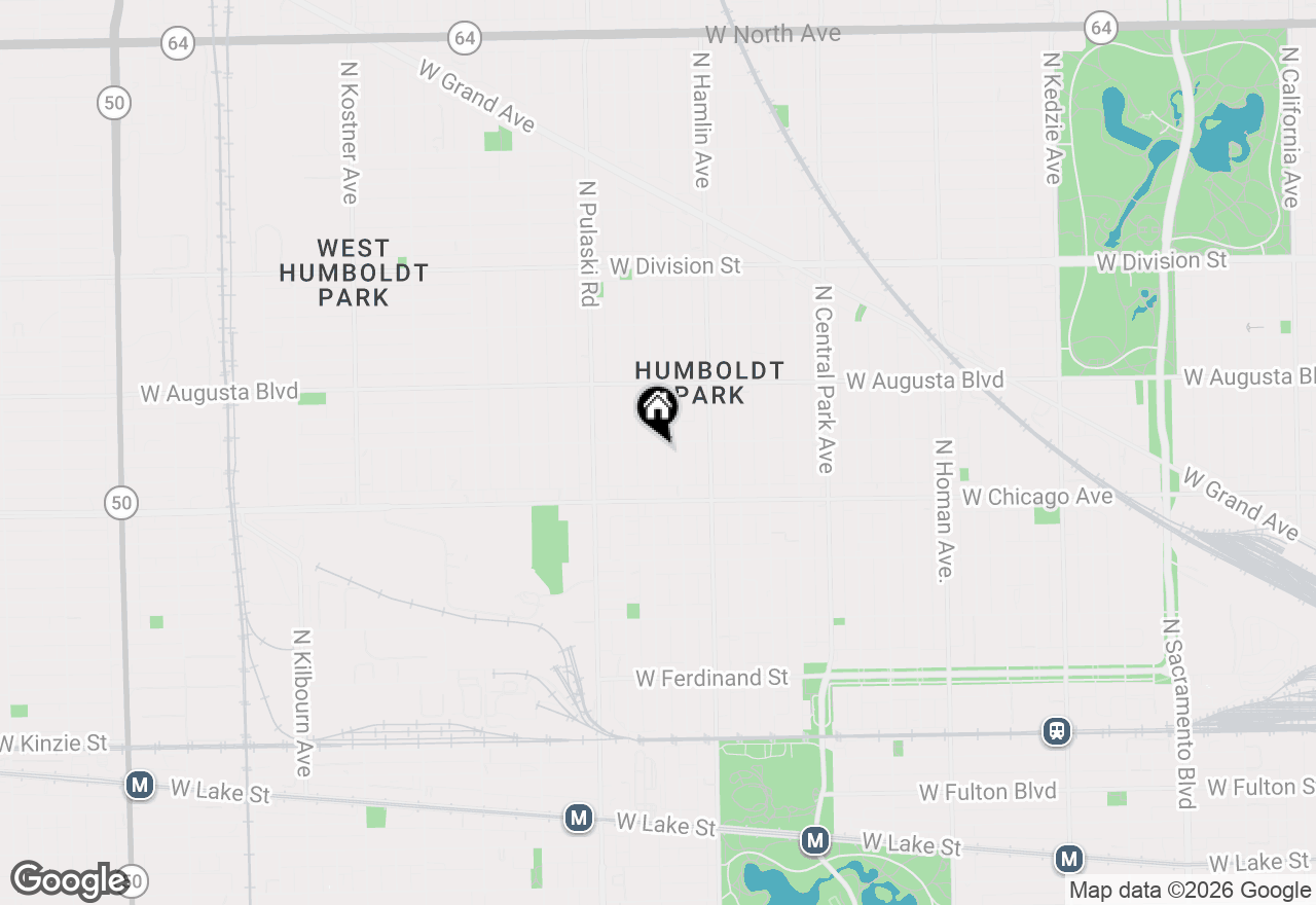Map of 851 N Springfield Avenue, Chicago, IL 60651