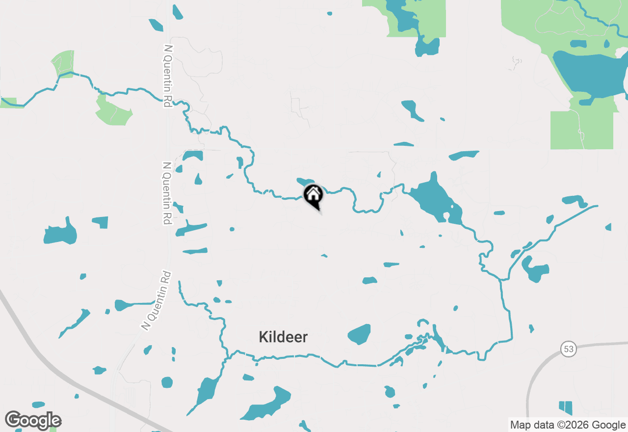 Map of 21714 N Andover Road, Kildeer, IL 60047