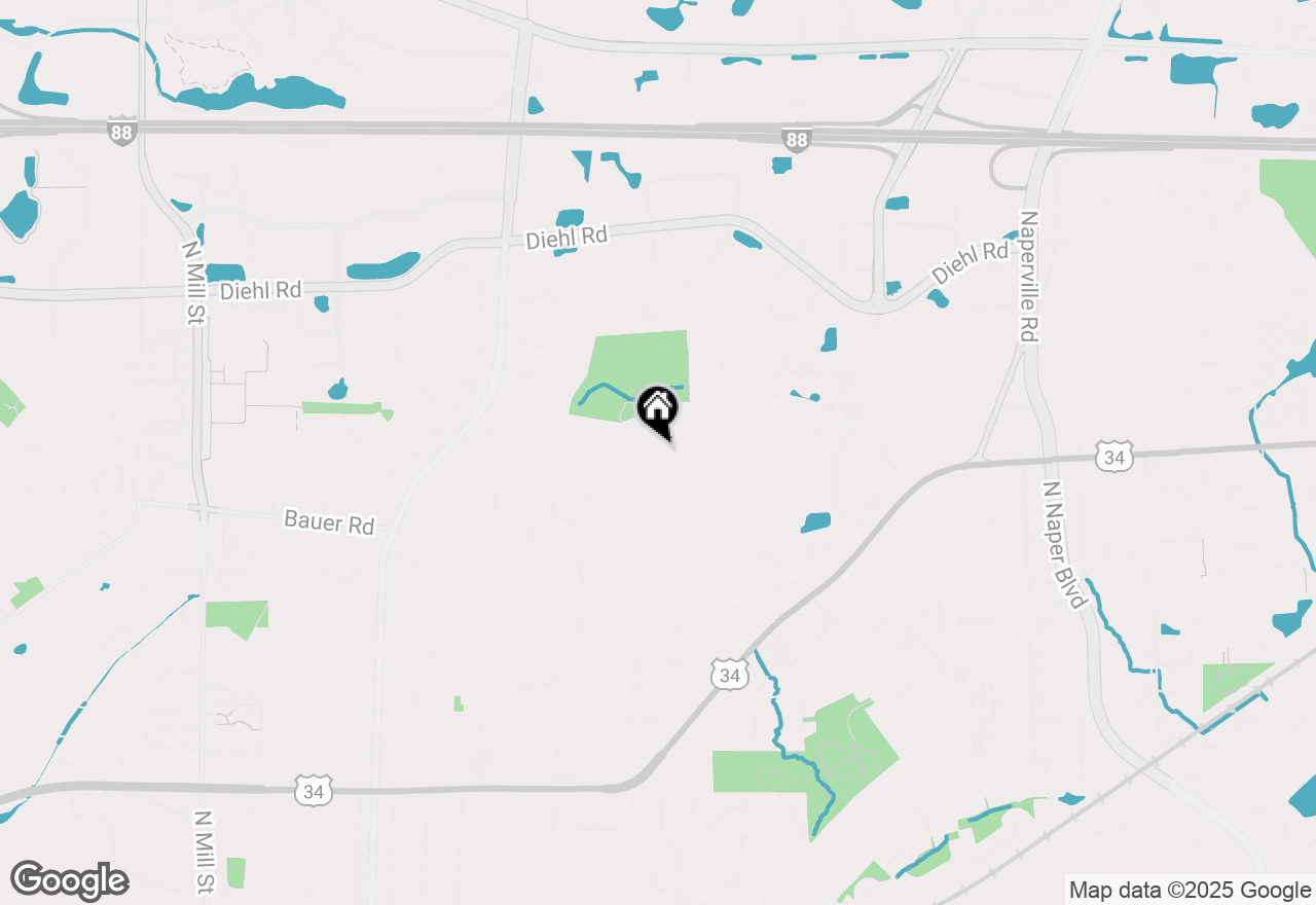 Map of 1556 Shenandoah Lane, Naperville, IL 60563