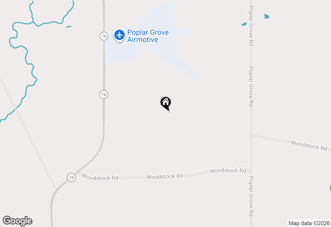 Map of 5135 Walnut Grove Drive, Poplar Grove, IL 61065