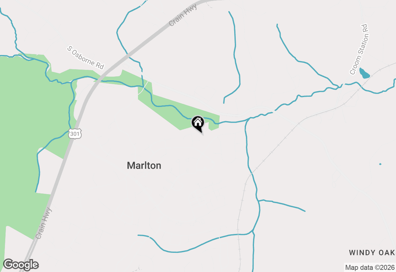 Map of 12204 Kinloch Court, Upper Marlboro, MD 20772