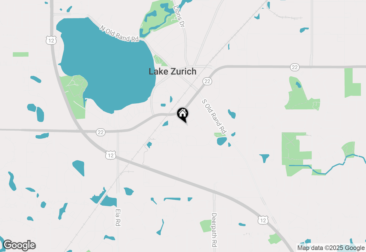 Map of 302 Seaton Court, Lake Zurich, IL 60047