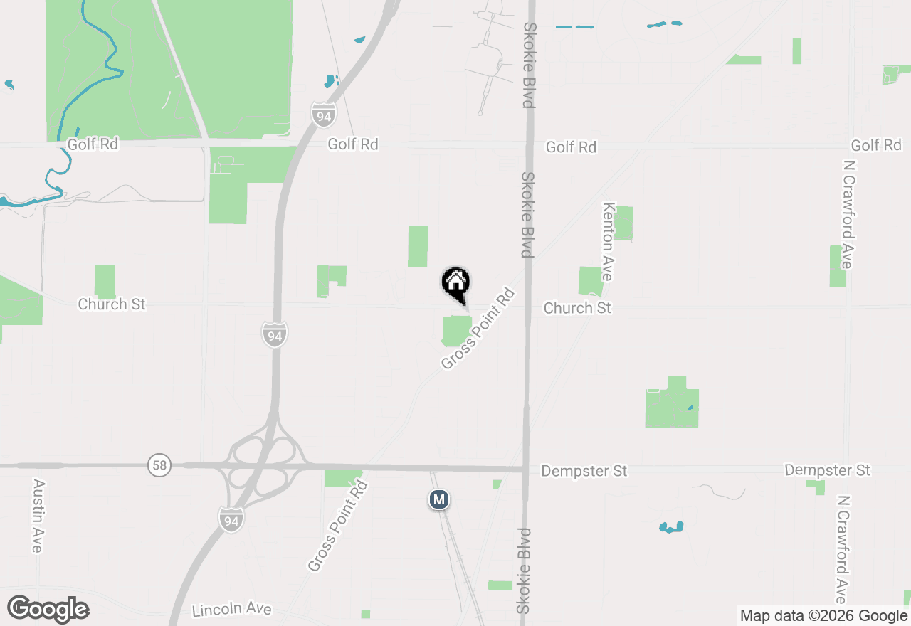 Map of 4949 Church Street #304, Skokie, IL 60077